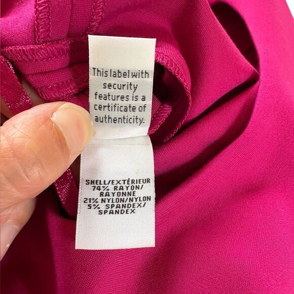 Diane Von Furstenberg Carpreena Dress Mini Gardenia Stretch Womens 12 Pink - Picture 12 of 15